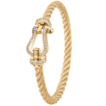 ロープブレスレット／ダイヤモンドクラスプ